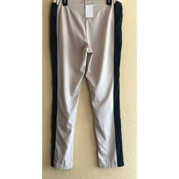 Harlowe & Graham Womens Beige Slim Side Pant S L - Picture 6 of 11
